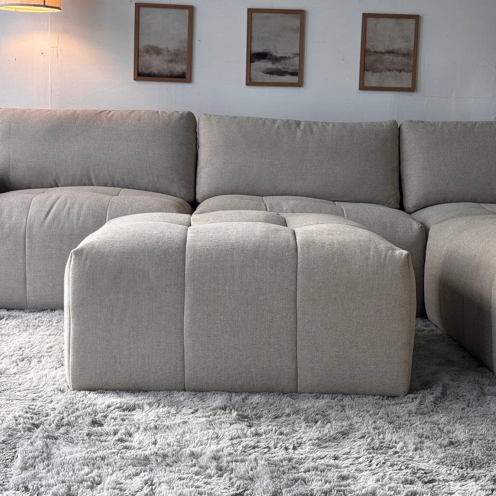 Aiden & Ivy “Paige” Modular Sectional Couch with Ottoman