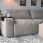 Aiden & Ivy “Paige” Modular Sectional Couch with Ottoman