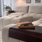 Aiden & Ivy “Paige” Modular Sectional Couch with Ottoman