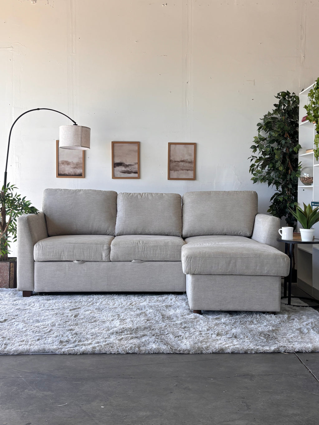 Cameron Sectional with Storage Chaise and Trundle - Functional Comfort