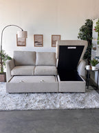 Cameron Sectional with Storage Chaise and Trundle - Functional Comfort