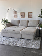 Cameron Sectional with Storage Chaise and Trundle - Functional Comfort