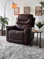 Top-Grain Leather Power Recliner