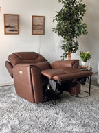 Top-Grain Leather Power Recliner