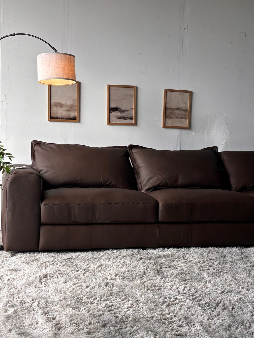 Westbrook Luxury Top-Grain Leather Sectional