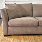 Neutral Down Filled L-Shaped Sectional Couch-FREE DELIVERY