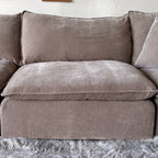 Aiden and Ivy "Sereen" 6-piece Fabric Modular Sectional, Taupe