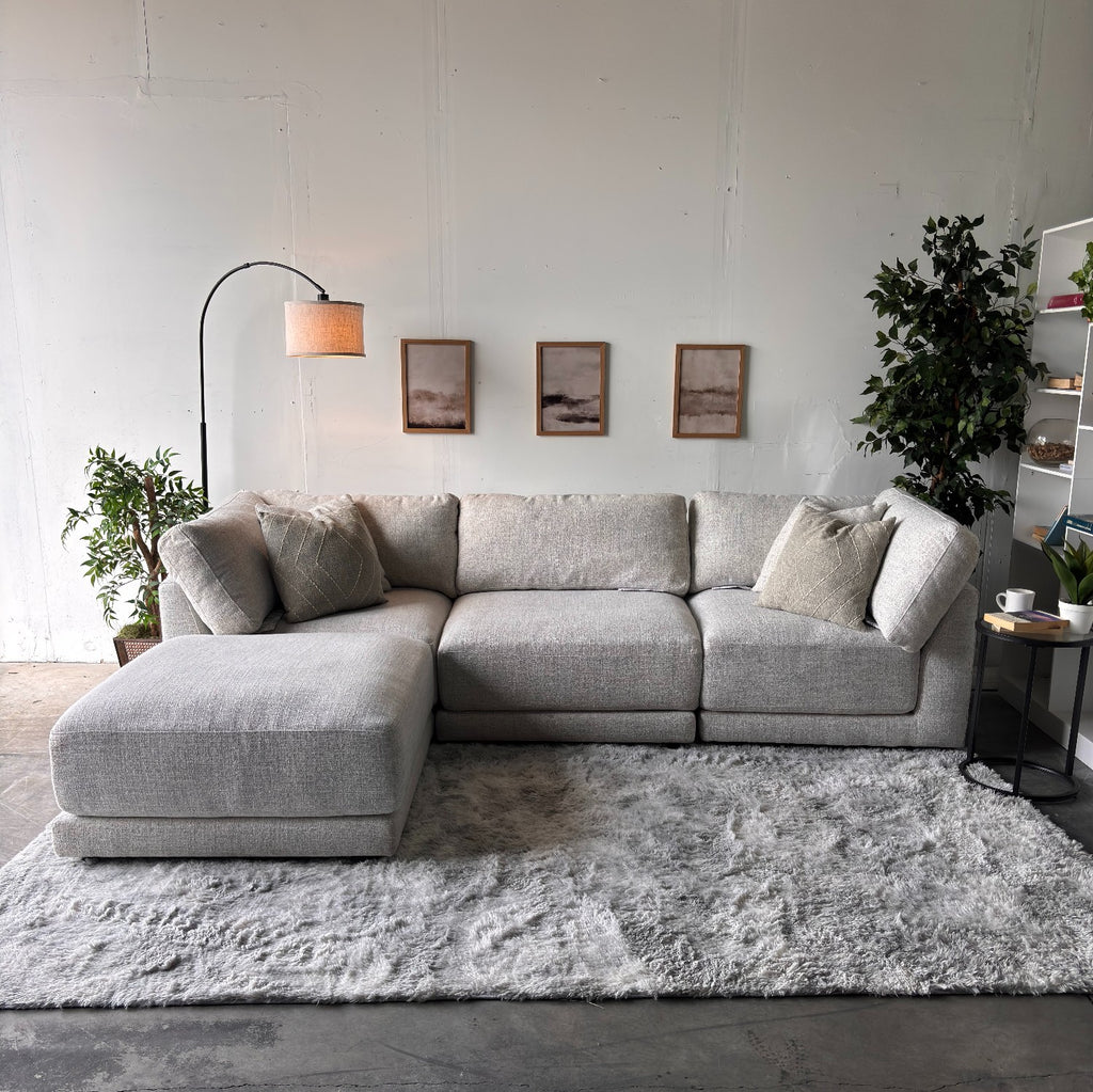 Aiden & Ivy Dayna 4-Piece Modular Sectional – Modern Lounge