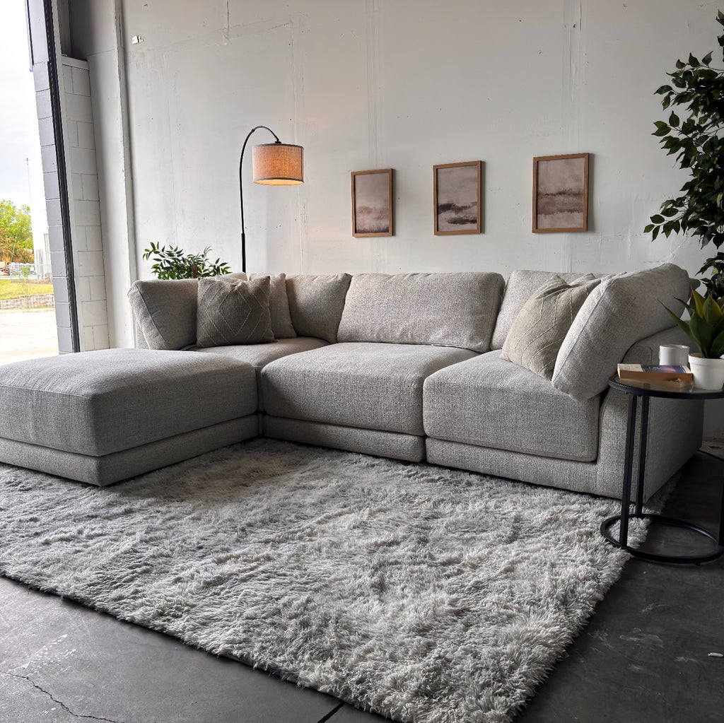 Aiden & Ivy Dayna 4-Piece Modular Sectional – Modern Lounge