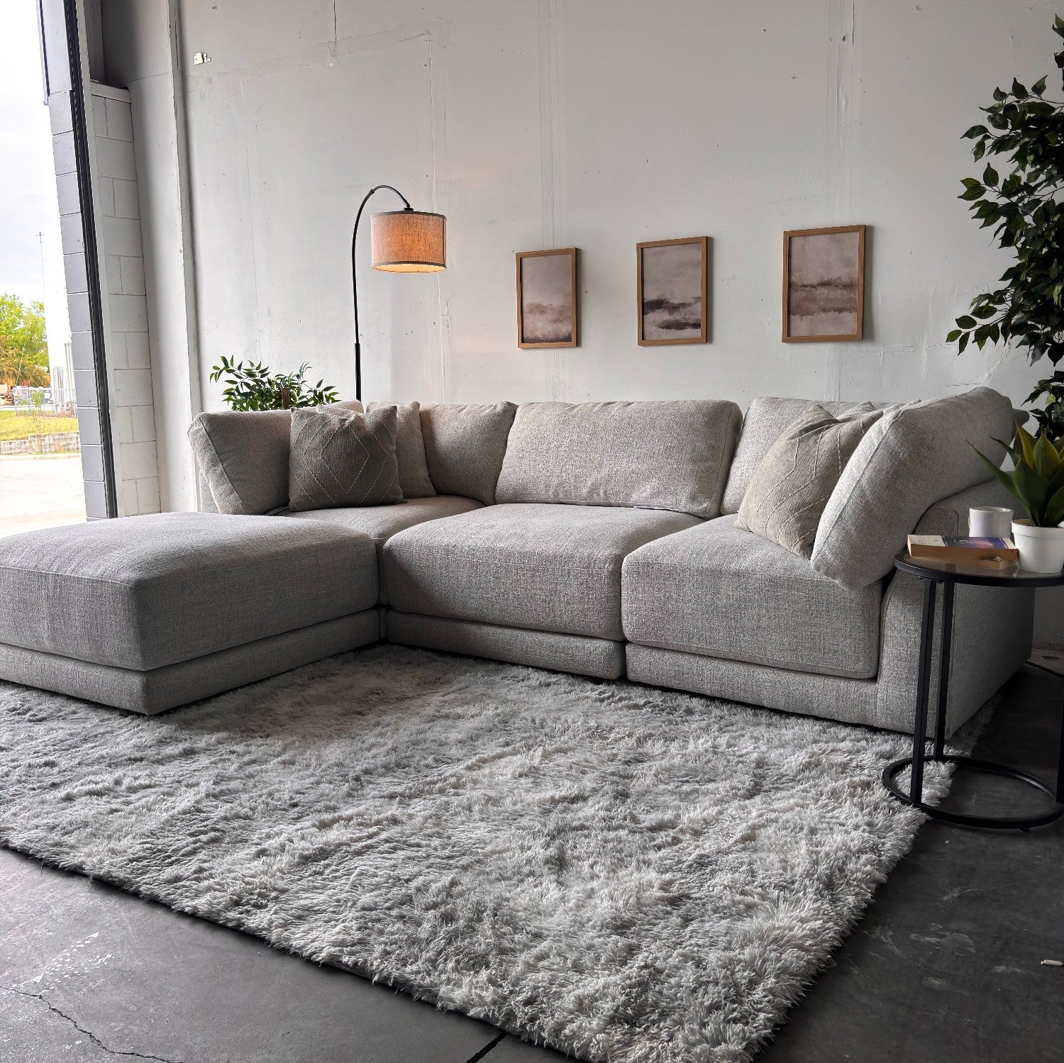 Aiden & Ivy Dayna 4-Piece Modular Sectional – Modern Lounge