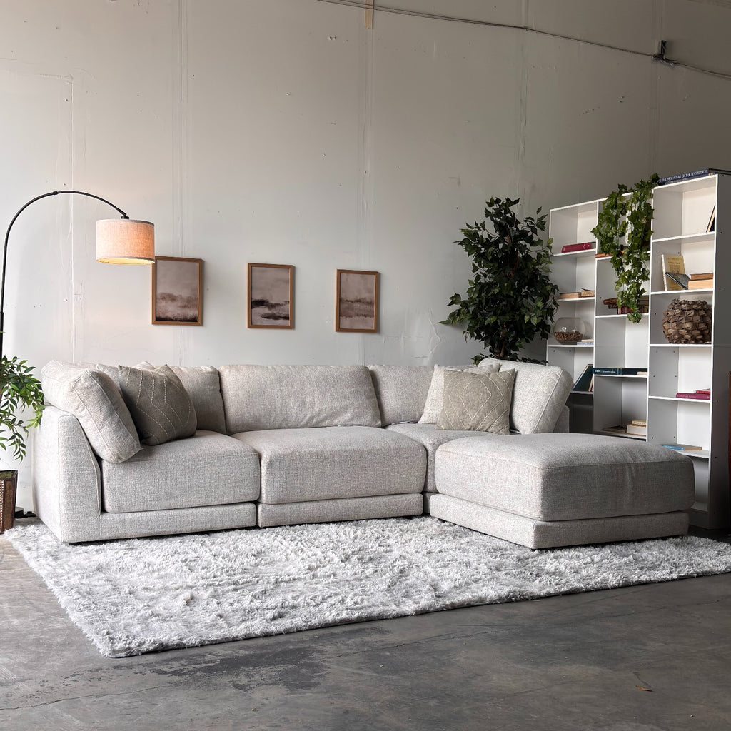 Aiden & Ivy Dayna 4-Piece Modular Sectional – Modern Lounge