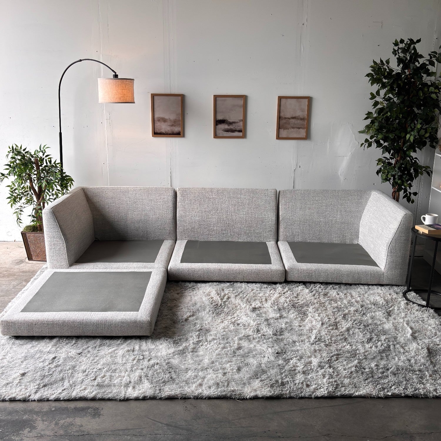 Aiden & Ivy Dayna 4-Piece Modular Sectional – Modern Lounge