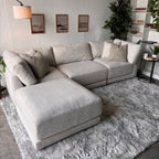 Aiden & Ivy Dayna 4-Piece Modular Sectional – Modern Lounge