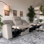 Top Grain Leather Power Reclining Sofa