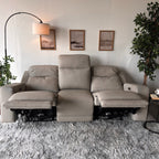 Top Grain Leather Power Reclining Sofa