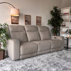 Top Grain Leather Power Reclining Sofa
