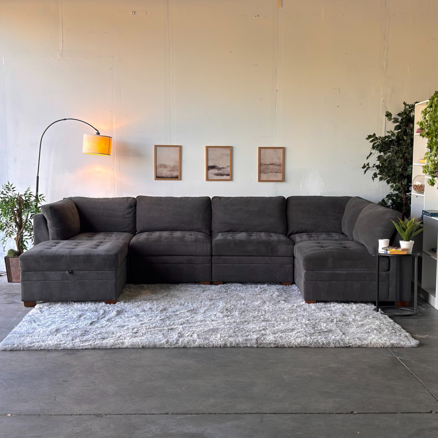 Dark Gray Thomasville Tisdale Sectional Sofa - Modular Comfort