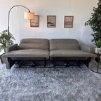 Henredon Keira Leather Zero-gravity Reclining Sofa