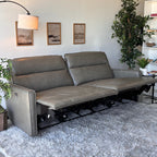 Henredon Keira Leather Zero-gravity Reclining Sofa