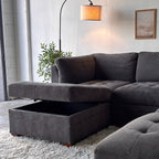 Dark Gray Thomasville Tisdale Sectional Sofa - Modular Comfort