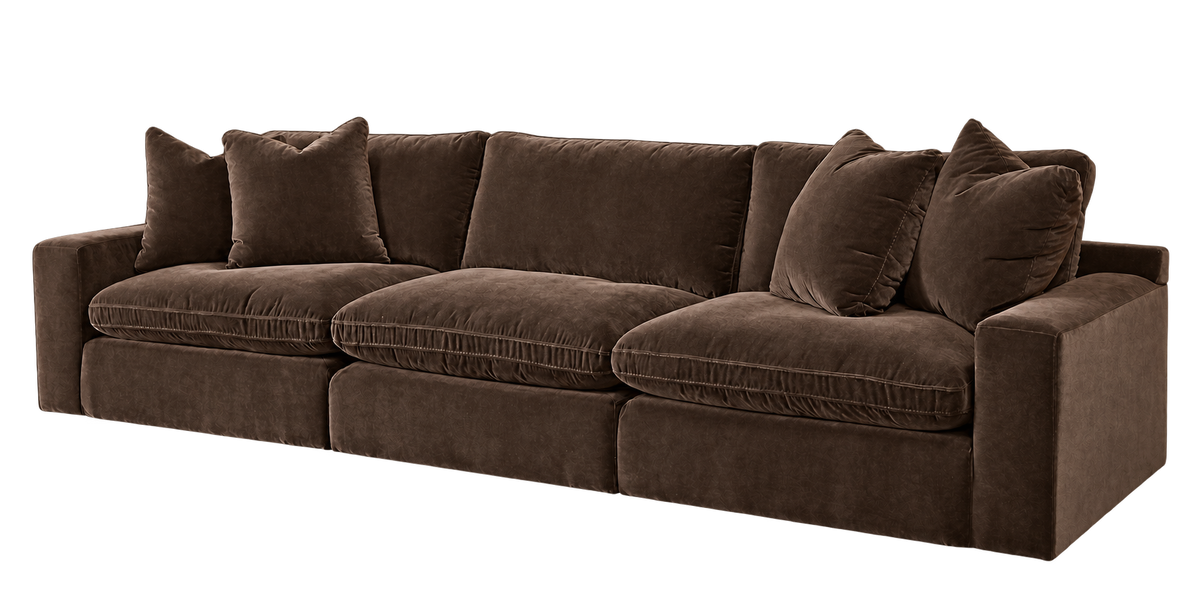 Monaco 3-Piece Sofa in Bittersweet — configuration angle 5, transparent background